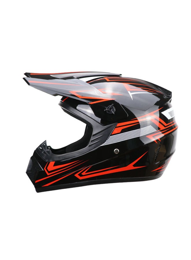 Bright Red Phantom Motorcycle Kart Adult Helmet Small Lightweight Abs Off-road Helmet Colorful Motorcycle Helmet