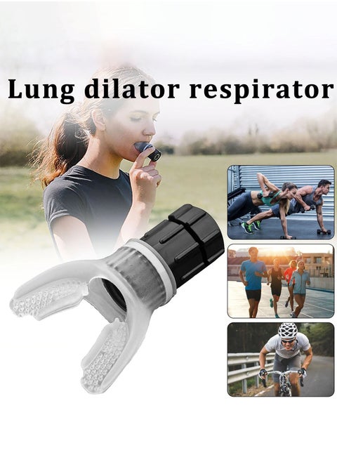 Pulmonary function respiratory trainer, portable and adjustable resistance