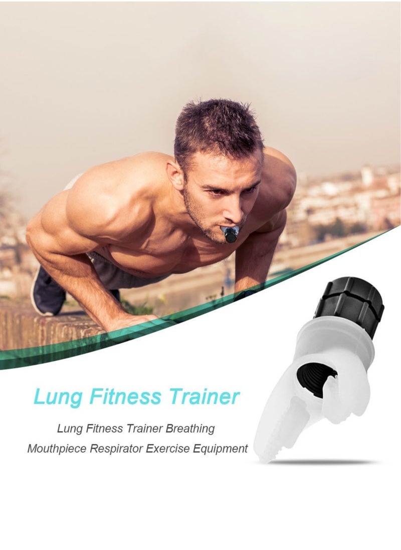 Pulmonary function respiratory trainer, portable and adjustable resistance