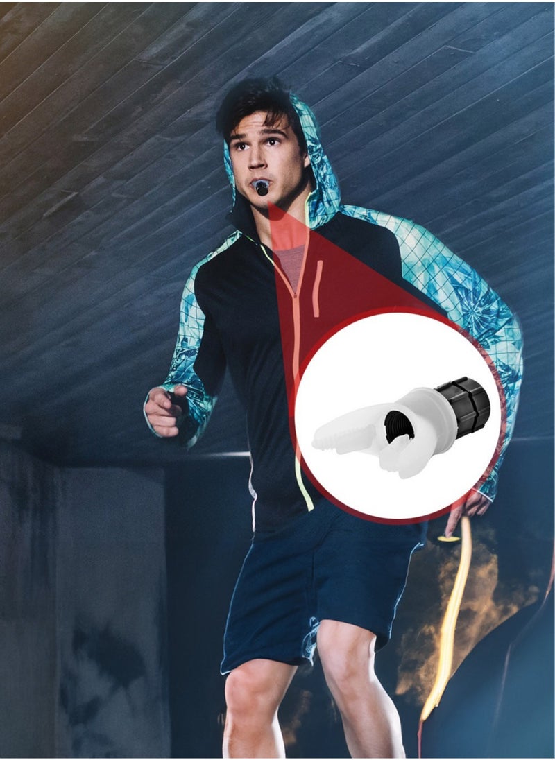 Pulmonary function respiratory trainer, portable and adjustable resistance