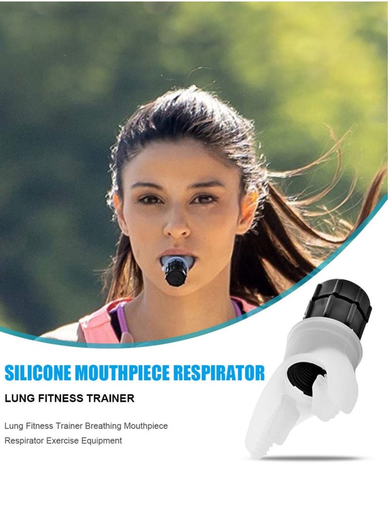 Pulmonary function respiratory trainer, portable and adjustable resistance
