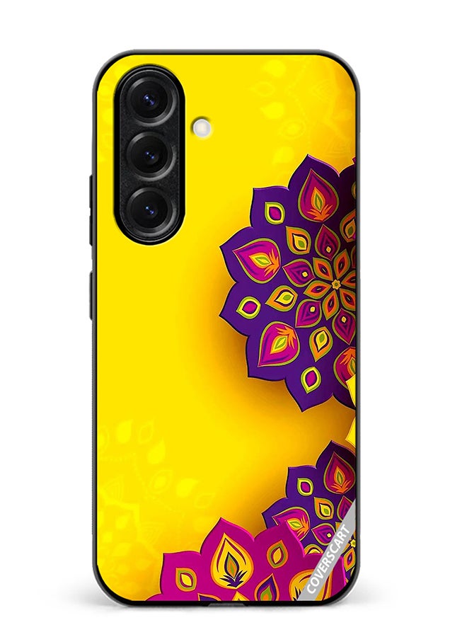 Protective Case Cover For Samsung Galaxy S25 Flower Design Multicolour