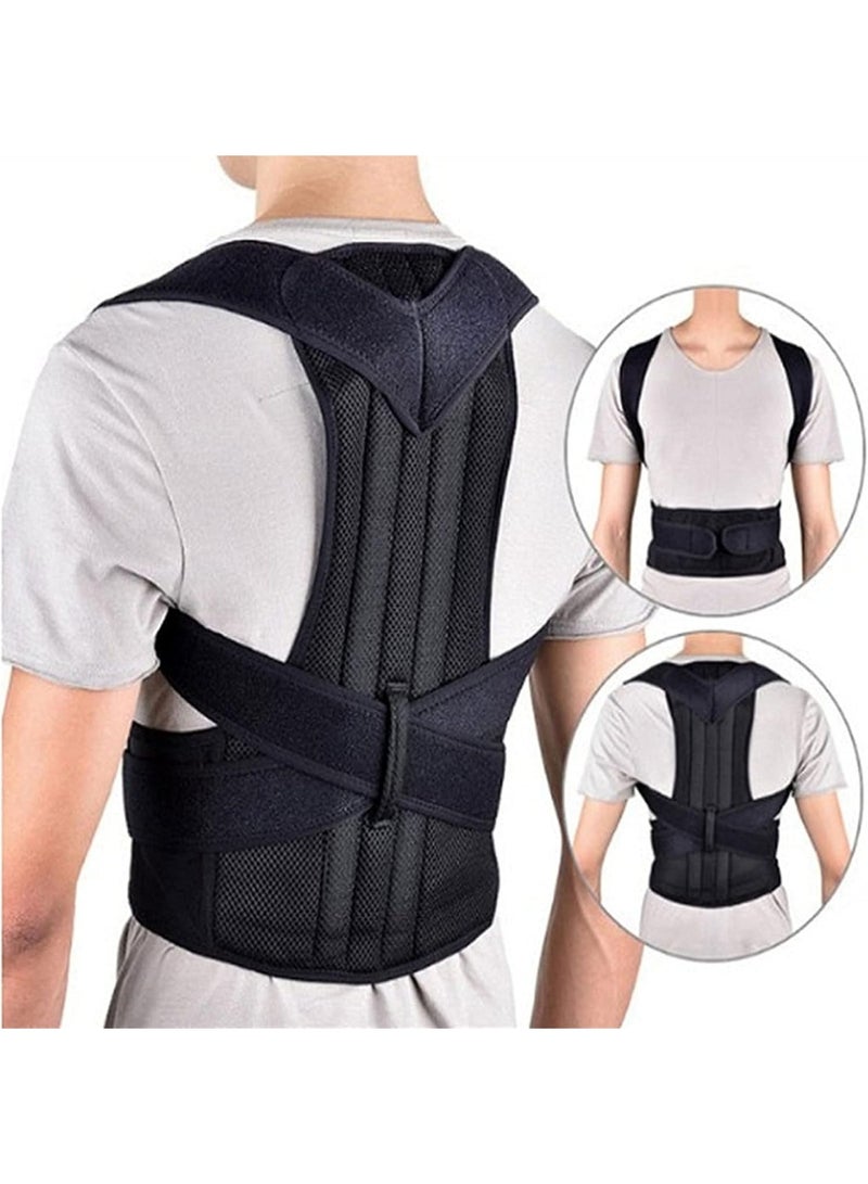 مصحح قوام احترافي وسترة علاجية - نظام حزام دعم الظهر ودعامة الخصر - دعم هيكلي كامل قابل للتعديل لمحاذاة العمود الفقري - حل هندسي لصحة القوام والاستقرار البدني - Image 2