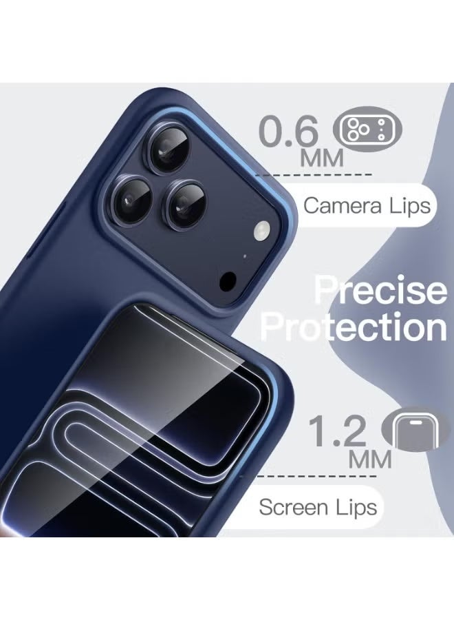 JAJEEK Premium iPhone 17 Pro Case Soft Silicone Full Body Protective Cover – Ultra Slim, Anti-Scratch, Shockproof, Lightweight, and Durable Case for iPhone 17 Pro (6.3 Inch) – Perfect Fit with Raised Edges for Screen and Camera Protection – Wireless Charging Compatible - Image 3