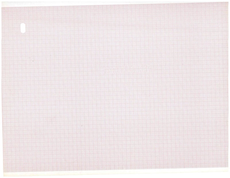 ECG Paper For MAC 1000, 1200, 3500, 5500 - 216mm X 280mm X 300 Sheets (ALL RED Grid) (3)