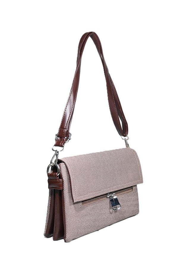 Donicy Spacious Women Sling With Detachable and Adjustable Strap, Ladies Side Bag, File Sling For Women - Image 1