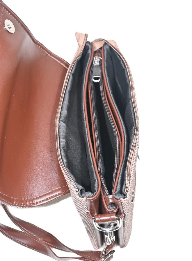 Donicy Spacious Women Sling With Detachable and Adjustable Strap, Ladies Side Bag, File Sling For Women - Image 4