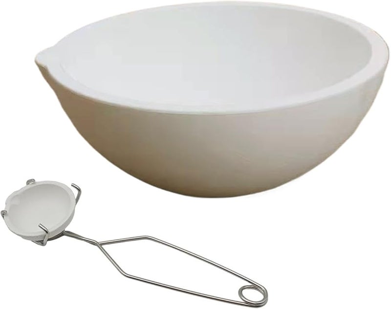 Crucible Melting Bowl Heat Resistant Non Tip Casting Dish For Jewelry Refining - Image 1
