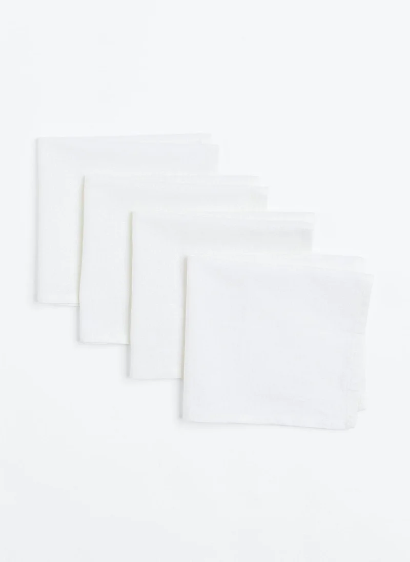 اتش اند ام 4-Pack Cotton Napkins