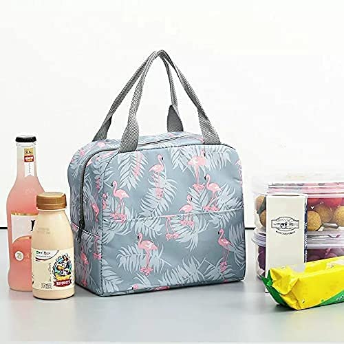 SHB SHB Lunch Tiffin Bag Box Insulated Thermal for Home Office School College Office Lunch Bag with Side Pocket Travel Purpose Multicolor  - Image 5