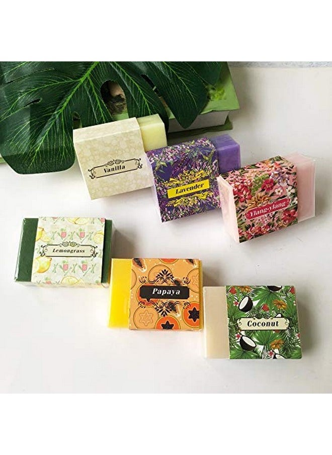 Purelis Handmade Soap Bars Gift Set. 6 Artisan Aromatherapy Soap Bars For Men And Women Soap Gift Set. Hand And Body Soap Bars For Women Men And Kids. Natural Specialty Soap For Sensitive Skin  - Image 2