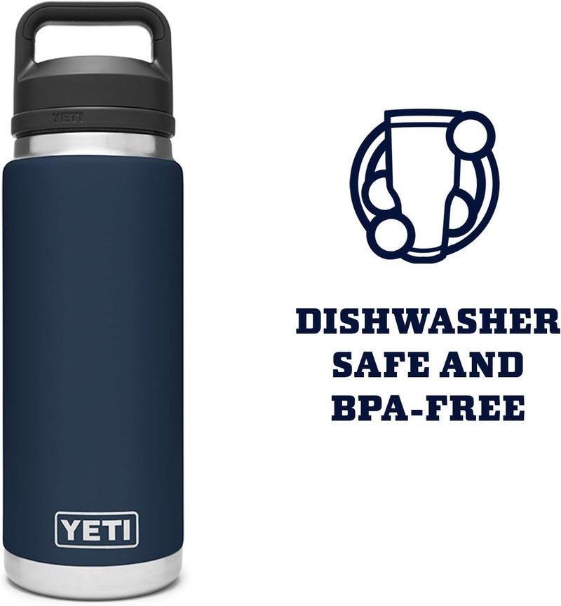YETI Rambler 26 oz Bottle, Vacuum Insulated, Leakproof, Stainless Steel with Chug Cap - Image 4