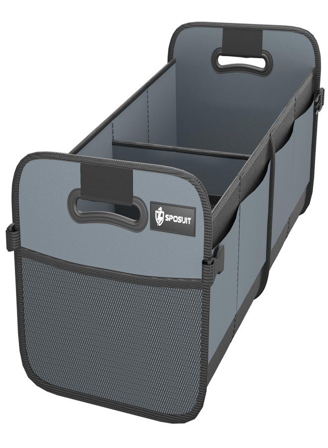 Sposuit Trunk Organizer for Car - 70L Collapsible Trunk Storage with 11 Pockets & Reinforced Handles, SUV Trunk Organizers for Grocery Cargo(Grey) - Image 1