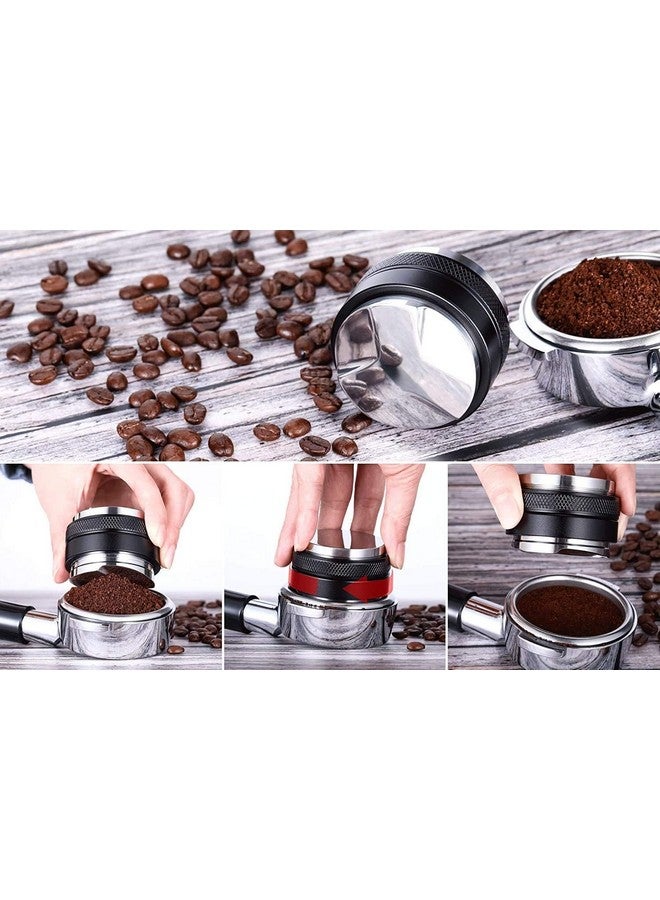 THW® Stainless Steel 51mm Coffee Leveler - Professional Espresso Hand Tamper with Dual-Head Distribution Tool for 51mm Portafilters - Perfect for Cafeterias and Restaurants - Image 5