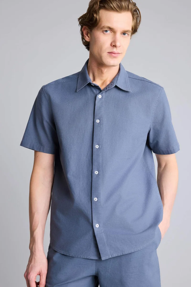 Defacto 100% Cotton Basic Shirt