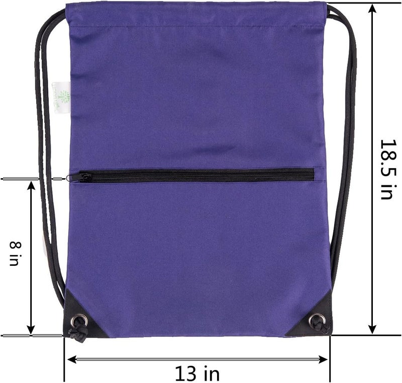 HOLYLUCK Drawstring Backpack Bag Sport Gym Sackpack - Image 3