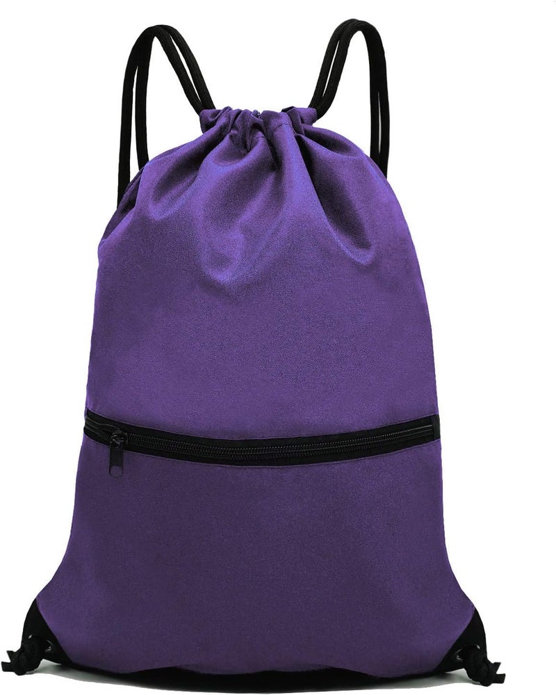 HOLYLUCK Drawstring Backpack Bag Sport Gym Sackpack - Image 1