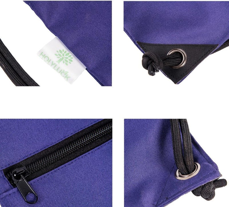HOLYLUCK Drawstring Backpack Bag Sport Gym Sackpack - Image 4