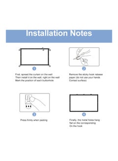 NIBEMINENT Full HD Projector Screen With Hook Set White/Black  - Image 3