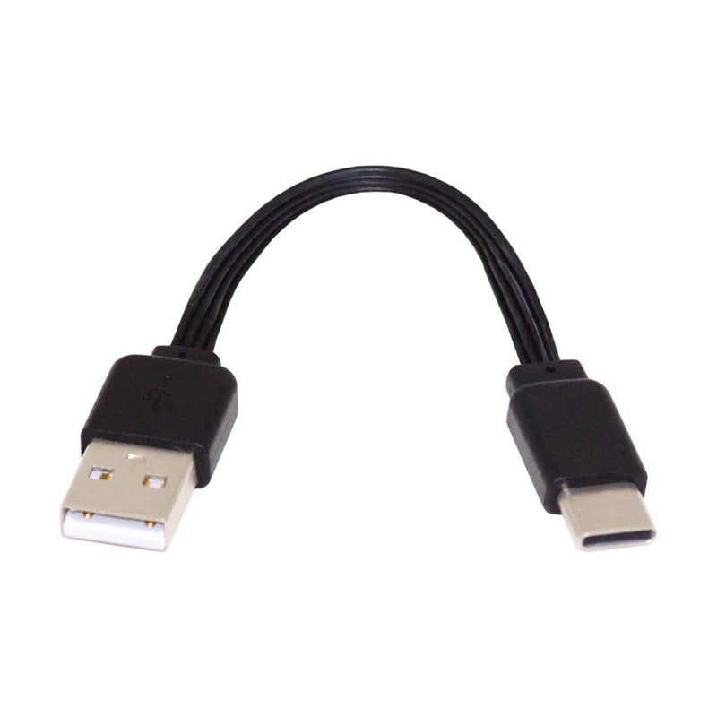 CY 13cm USB 2.0 Type-A Male to USB-C Type-C Male Data Flat Slim FPC Cable for FPV Disk Phone - Image 2