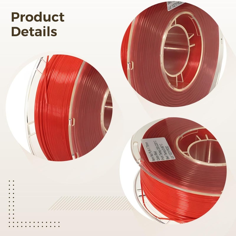 for Sculptures, Models, Parts, Biodegradable, Food Grade, High Precision, 3D Printing Pla Filament, Options 3.0 Mm and 1.75 Mm - Image 3