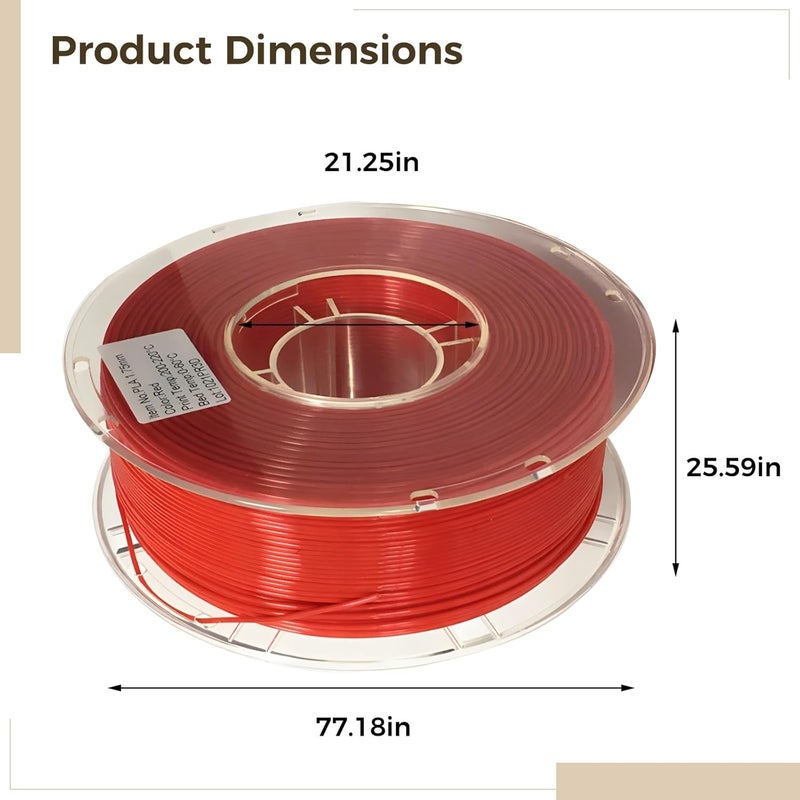 for Sculptures, Models, Parts, Biodegradable, Food Grade, High Precision, 3D Printing Pla Filament, Options 3.0 Mm and 1.75 Mm - Image 5