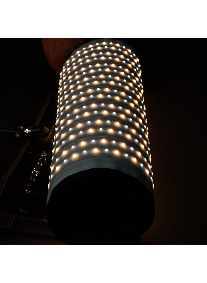 Vitopal فالكـون آيـز RX-24TDX III 220W رول-فليكس ضوء LED ثنائي اللون 3000K - 5600K ضوء LED مقاوم للماء IPX8 ضوء LED مرن مع صندوق ناعم RX-24TDXSBHC II بشبكة خلوية مع 9 وضعيات تأثير مشهد، تحكم عبر التطبيق - Image 2