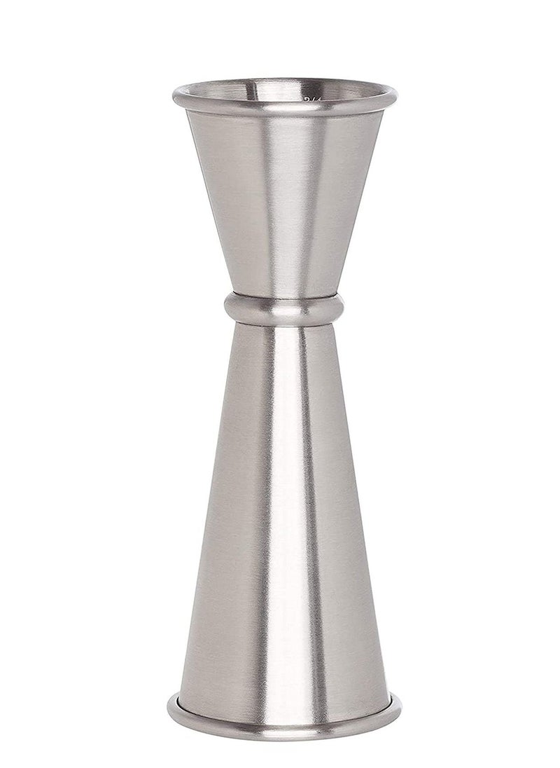 Generic - Double Jigger, Stainless Steel Measure Cup Dual Spirit Measurer Double Shot 30ml/60ml Short Drink Mixer Jigger for Party, Wedding Anniversary, Birthday - Image 1
