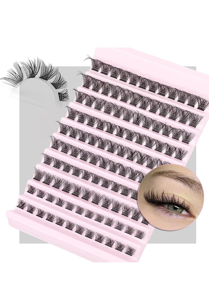 RATSAW False Lashes Individual Packs 120 Tufted Lashes DIY Lash Extensions Natural Reusable Black Lashes Cluster Lashes 3D Effect Individual False Eyelashes  - Image 5