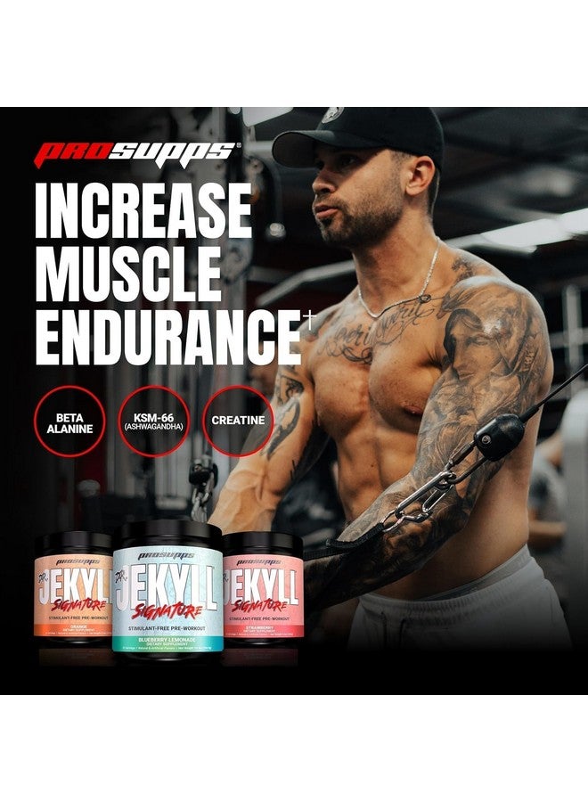 ProSupps PROSUPPS Dr. Jekyll Signature Pre Workout Powder with Creatine - Stim-Free Preworkout Supports Focus & Endurance - Caffeine-Free Gym & Fitness Supplements (Blueberry Lemonade, 30 Servings) - Image 3