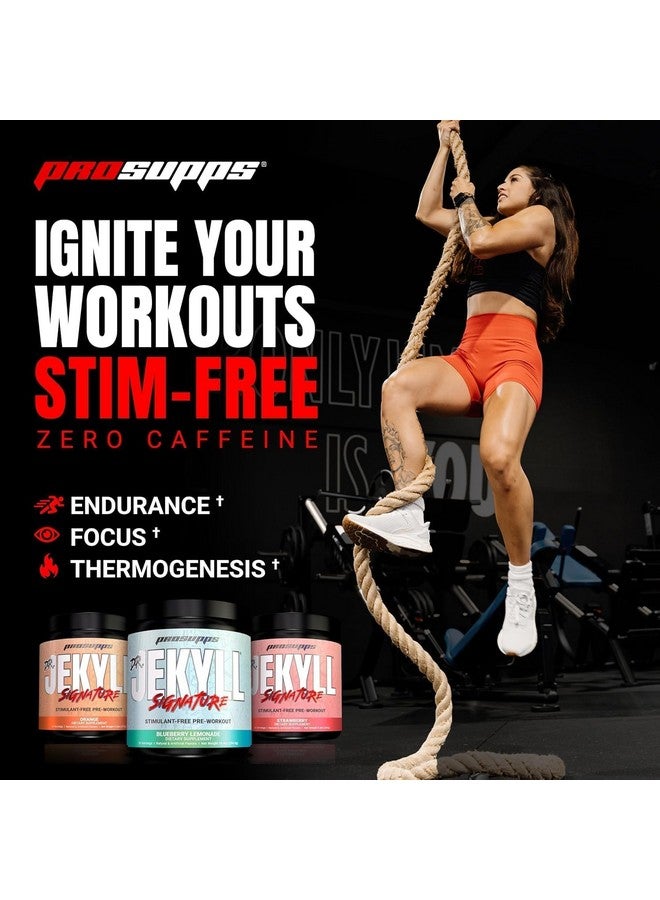 ProSupps PROSUPPS Dr. Jekyll Signature Pre Workout Powder with Creatine - Stim-Free Preworkout Supports Focus & Endurance - Caffeine-Free Gym & Fitness Supplements (Blueberry Lemonade, 30 Servings) - Image 2