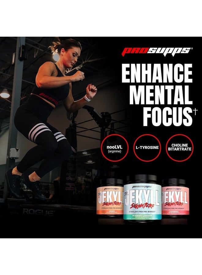ProSupps PROSUPPS Dr. Jekyll Signature Pre Workout Powder with Creatine - Stim-Free Preworkout Supports Focus & Endurance - Caffeine-Free Gym & Fitness Supplements (Blueberry Lemonade, 30 Servings) - Image 4