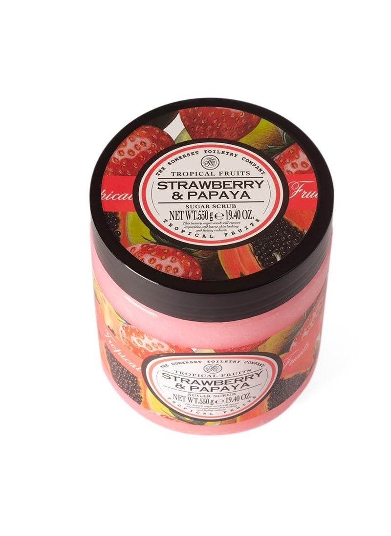 Tropical Fruits Gentle Exfoliating Strawberry & Papaya Sugar Scrub 3 x 550g - pzsku/ZB111BF1F0090DBACB798Z/45/_/1740062111/74ec40ea-1f0f-4ce9-8975-f2bf3dcdd30a