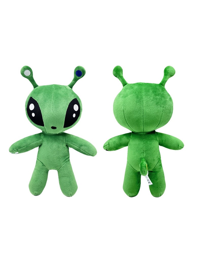 Alien Plush Toy,Green Alien Pillow for Kids' Room Decor,Big-Eyed Alien Gift for Animation Fans and Kids Birthday（34cm）