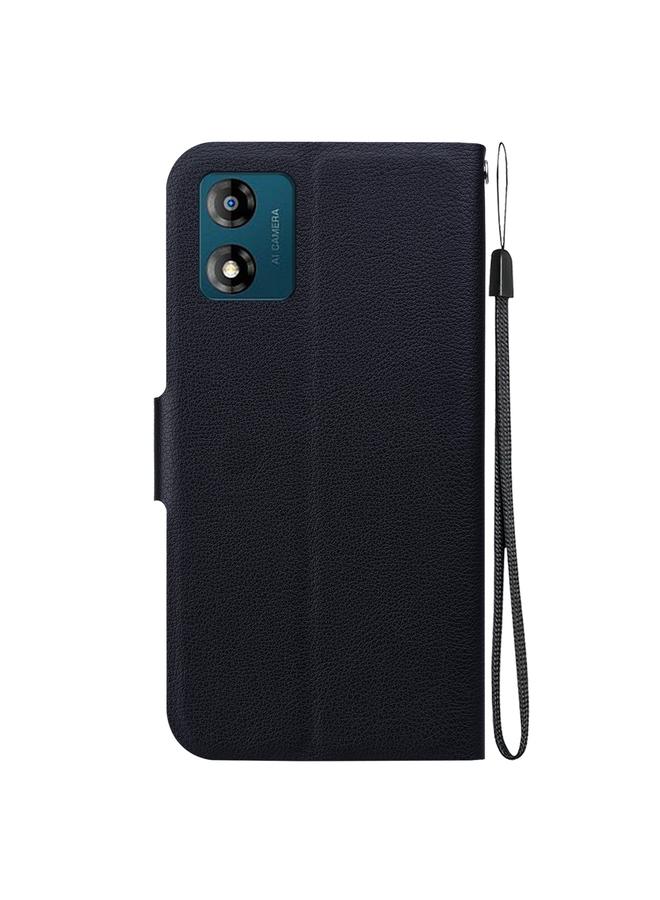 erorex Case For Motorola Moto E13 Ultra-thin Voltage Magnetic Buckle Leather Phone Case - Image 3