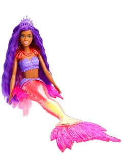 Mattel BARBIE Barbie Power Brooklyn Mermaid Doll, Pink  - Image 2