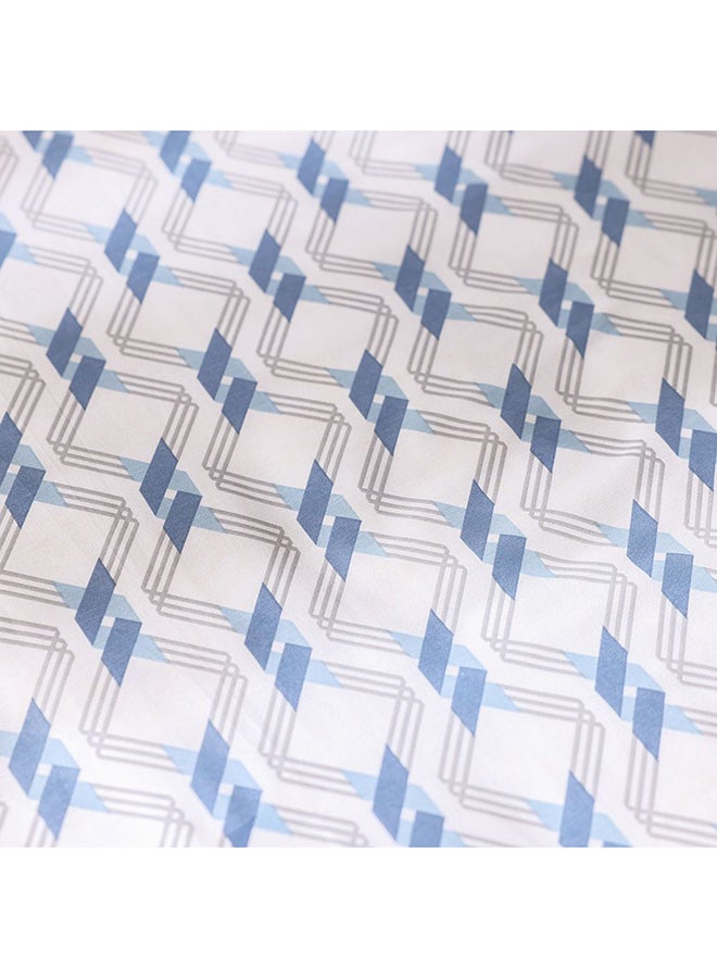 Danube Home Bliss 2 Piece Single Fitted Sheet Set 120x200 cm Lt. Blue | Cotton /Viscos -180 Thread Count Bedding Set For Bedroom - Image 2