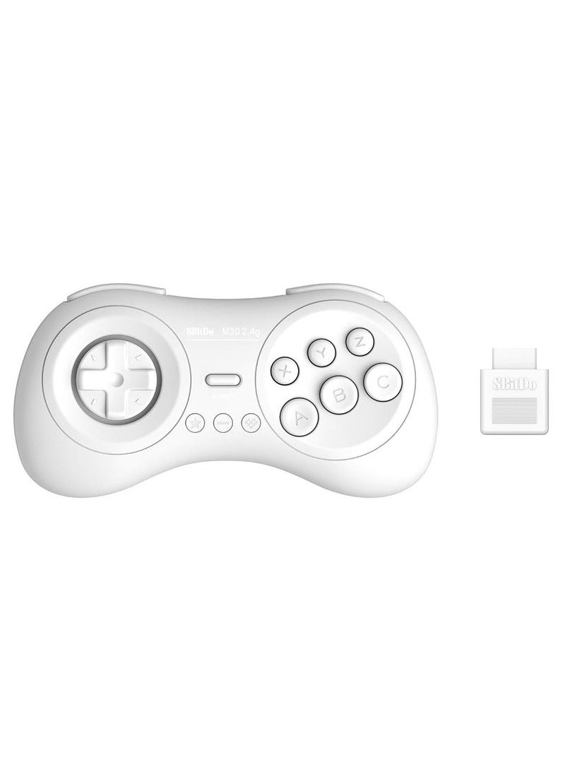 Generic 2.4G Wireless Gamepad for the Original Sega Genesis and Sega Mega Drive - Sega Genesis (White)  - Image 1