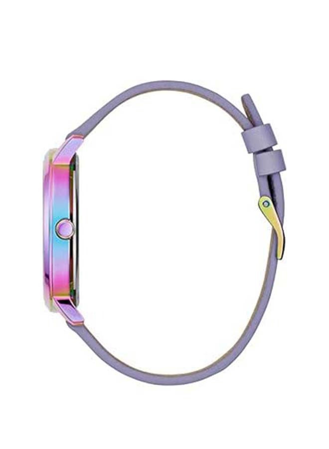 GUESS Women's Analog Round Shape Leather Wrist Watch - 40 Mm- GW0529L4 - Image 4