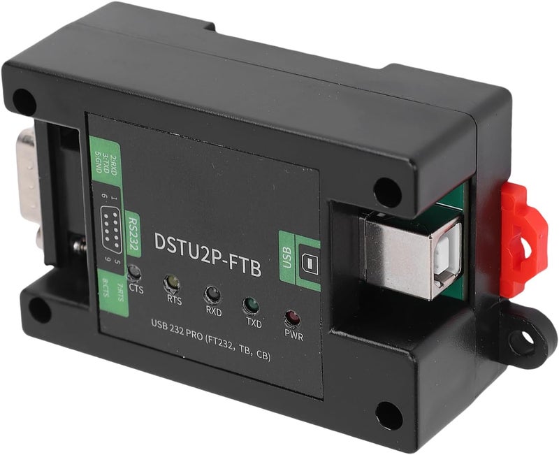 Asixxsix USB to RS232 Serial Converter, Industrial Grade FT232 Chip with Power Isolation and ESD Prevention, DB9 Male Converter Module for Stable Data Transmission in Industrial - Image 3