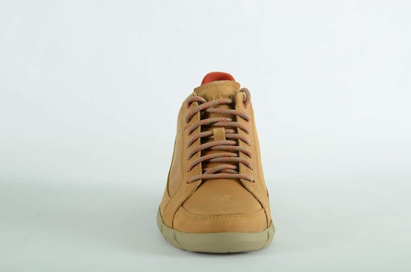 CATERPILLAR Tan Leather Lace-Up Shoes - Image 3