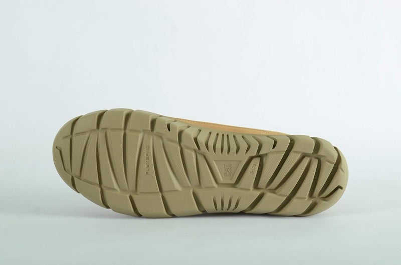 CATERPILLAR Tan Leather Lace-Up Shoes - Image 4
