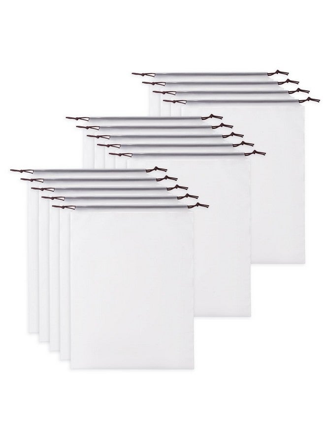 Hoewina Transparent Shoe Bags for Travel with Rope 14PCS Large Clear Shoe Bag Storage 11.8in X 15.7in Portable Travel Shoe Bags for Men and Women, Translucent 14pcs - Image 1