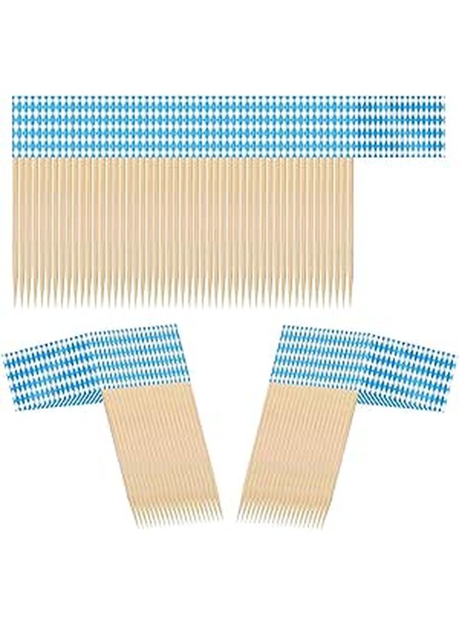 Oktoberfest Appetizer Flags 100 Bavaros Sticks For Cocktail Snacks And Charcuterie Decoration - Image 1