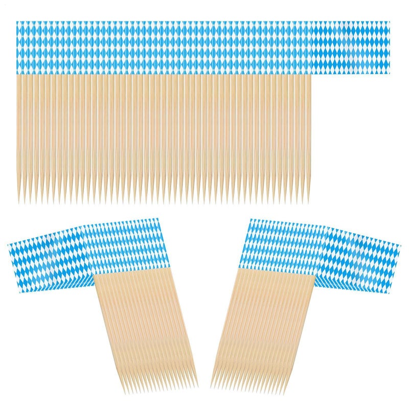 Oktoberfest Appetizer Flags 100 Bavaros Sticks For Cocktail Snacks And Charcuterie Decoration - Image 2