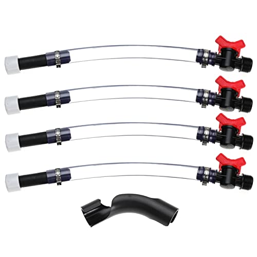 Kicofyee Jegs Fuel Filler Kit LC2 Jugs with Ball Valve Hose Bender for Scribner Fuel Tank - Image 1