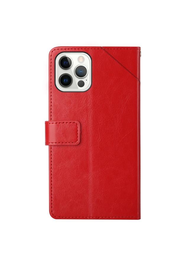 S-TOP Case For iPhone 14 Pro Max Y Stitching Horizontal Flip Leather Phone Case - Image 3