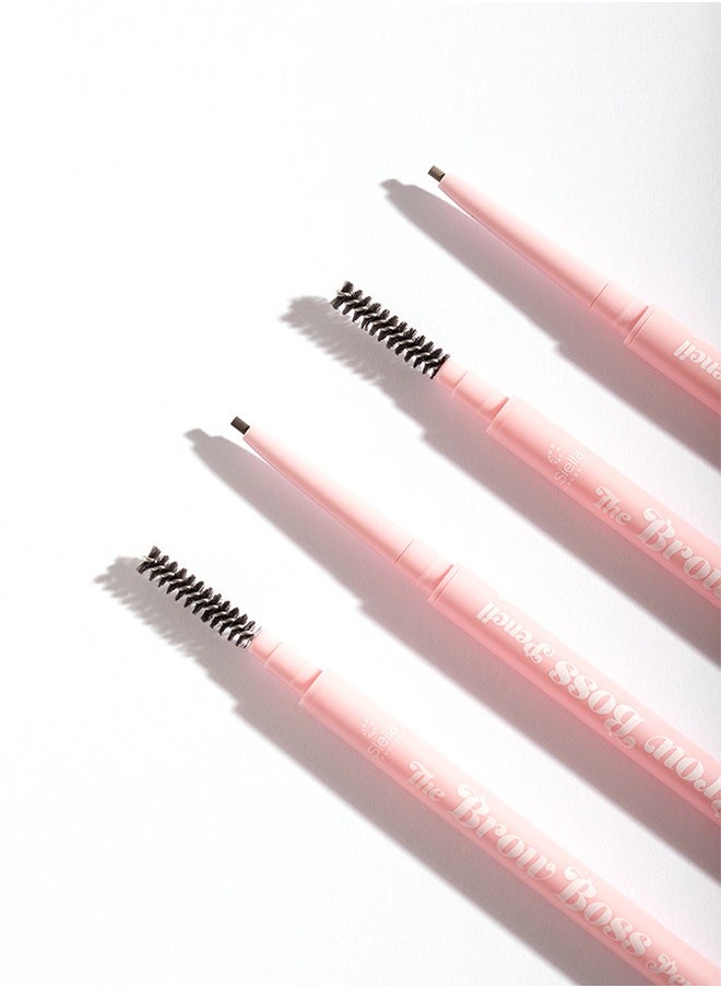 Siella Beauty The Brow Boss Waterproof Eyebrow Pencil For Drawing Fine Lines To Give Natural Look Which Lasts For Upto 16 hours Pencil Rich Brown  - Image 4