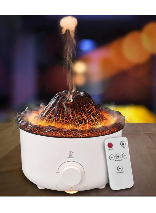 Denx Smart Diffuser With a Multi Light Volcano Model With a Remote Control Capacity of 560 ml - Image 1