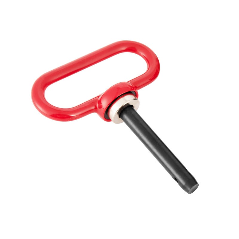 Universal Heavy Duty Magnetic Hitch Pin, Magnet Trailer Gate Pin for Mowers, Lawn Tractors  with 2 Bolts -1/2'' R-Clip - Image 2